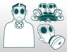 Gas Masks Stock Image