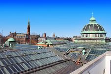 Areal View Of Copenhagen City Hall Stock Photography Areal View Of Copenhagen City Hall Stock Photography