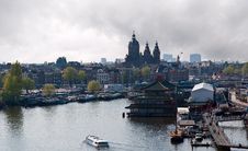 Amsterdam Canals And Typical Houses . Royalty Free Stock Image Amsterdam Canals And Typical Houses . Royalty Free Stock Image