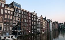 Amsterdam Canals And Typical Houses . Royalty Free Stock Photo Amsterdam Canals And Typical Houses . Royalty Free Stock Photo