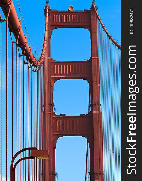 Close Up Of Golden Gate