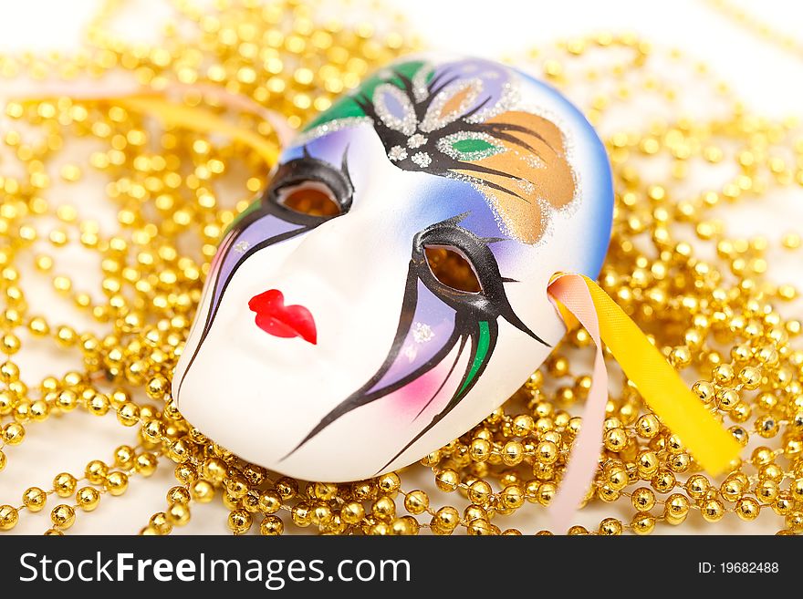 Carnival mask and party accessories. Carnival mask and party accessories