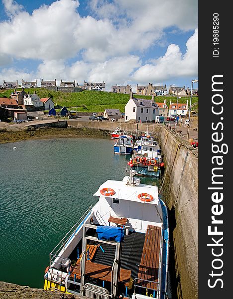 Harbour At St Abbs