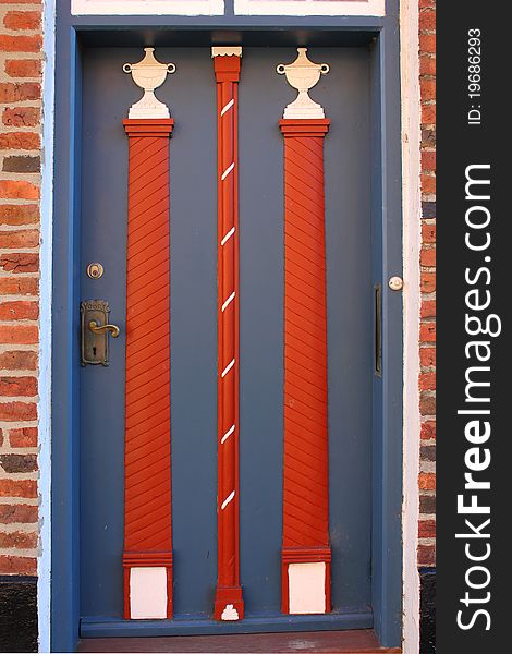 Vintage Door in Ribe, The oldest Town in Denmark