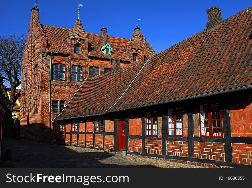 Vintage House in Ribe, The oldest Town in Denmark. Vintage House in Ribe, The oldest Town in Denmark