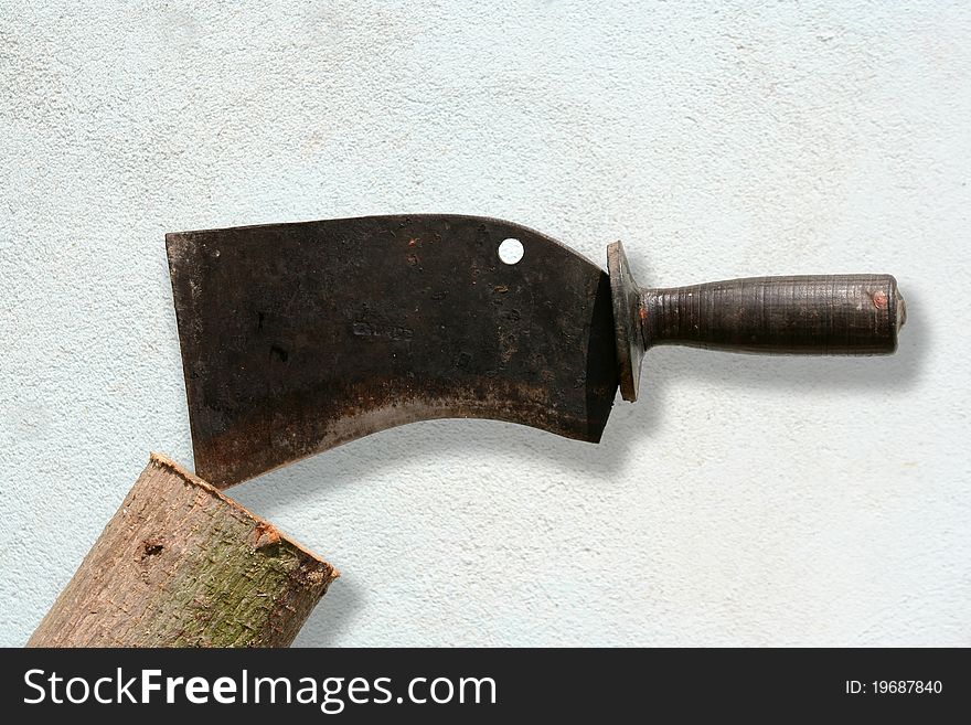 Old farm tools, called machete