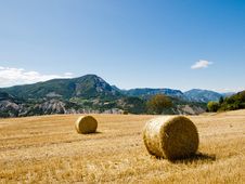 Hay Bales In Provence, France Stock Photography Hay Bales In Provence, France Stock Photography