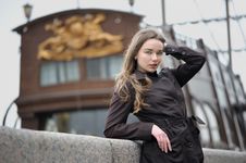 Portrait Of Russian Woman Stock Images
