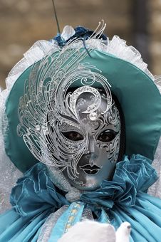 Venetian Carnival Mask Stock Photo
