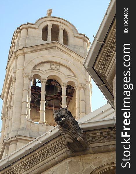 Bell Tower of Phaneromeni church. Nicosia. Cyprus