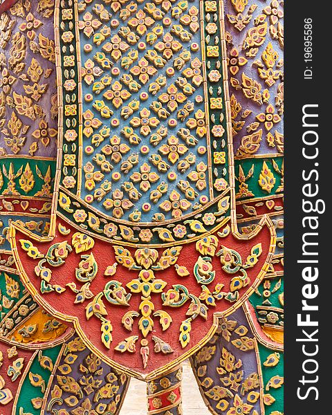 Colorful beautiful Thai style pattern for decoration
