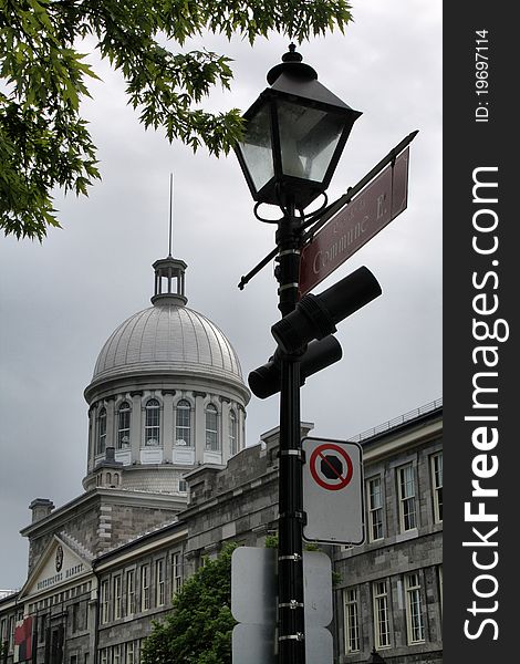 Bonsecours market in Montreal Old Port