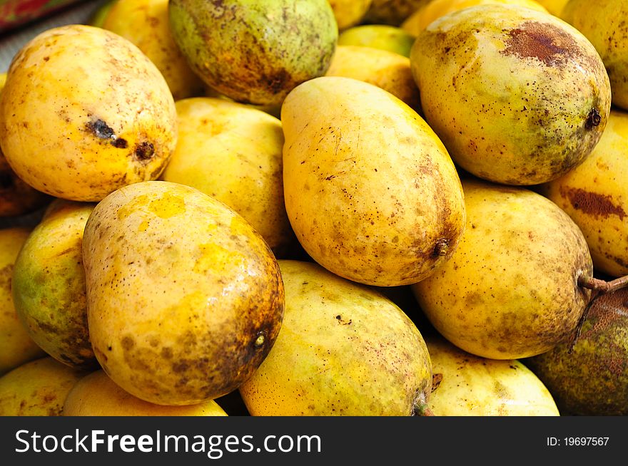 Mango on the market, Thailand