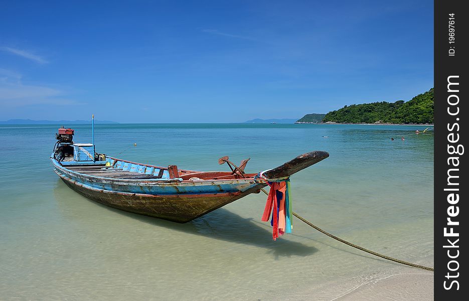 Landscape bird eye view of angthong national marine park ko samui