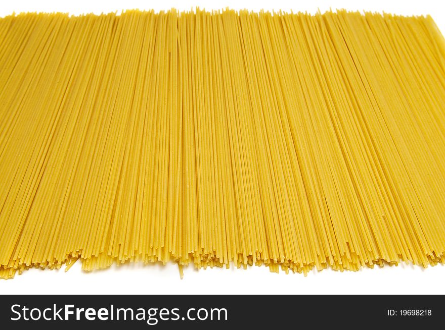 Italian pasta over white background. Italian pasta over white background