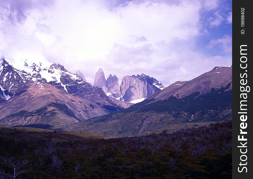 Torres del Paine in Patagonia, Argentina