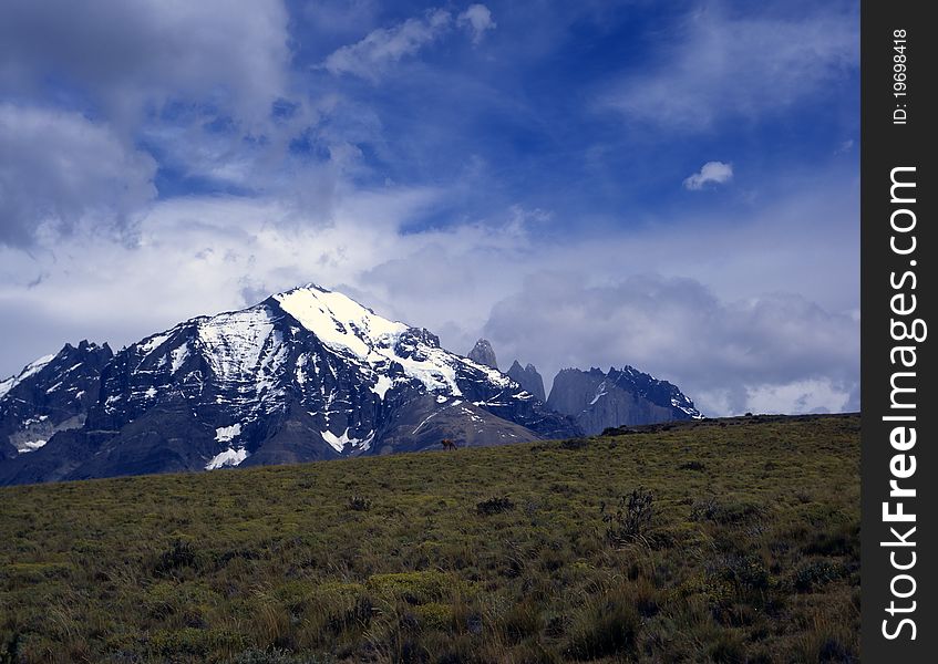 Mountains, Torres del Paine in Patagonia, Argentina