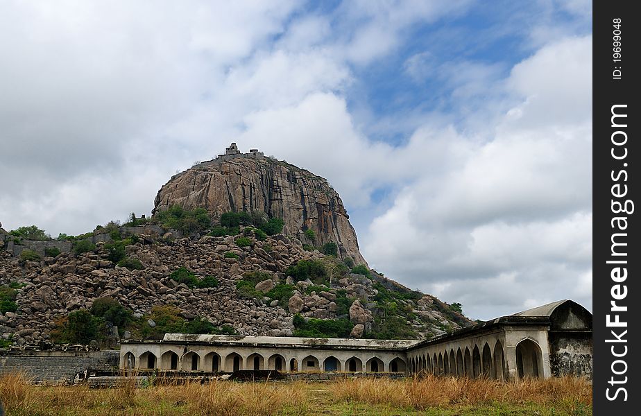 A majestic fort in Gingee tamilnadu India. A majestic fort in Gingee tamilnadu India