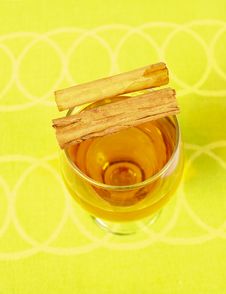 Apple And Cinnamon Drink Stock Photography Apple And Cinnamon Drink Stock Photography