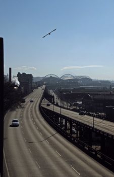 Alaskan Way Viaduct Stock Photo Alaskan Way Viaduct Stock Photo