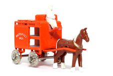 Old Toy Car Horse Drawn Milk Float 2 Stock Photos Old Toy Car Horse Drawn Milk Float 2 Stock Photos