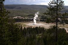 Old Faithful Geyser Royalty Free Stock Photo Old Faithful Geyser Royalty Free Stock Photo
