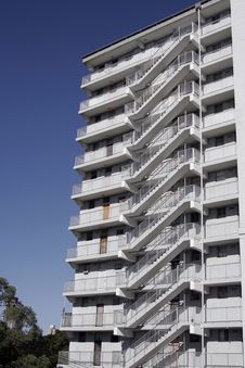 Urban Apartment Building Royalty Free Stock Photography Urban Apartment Building Royalty Free Stock Photography