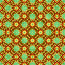 Seamless Flower Repeat Pattern Royalty Free Stock Photography