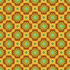 Seamless Flower Repeat Pattern (4) Stock Photography