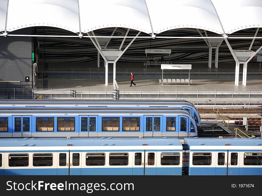 Subway station in Munich, Germany