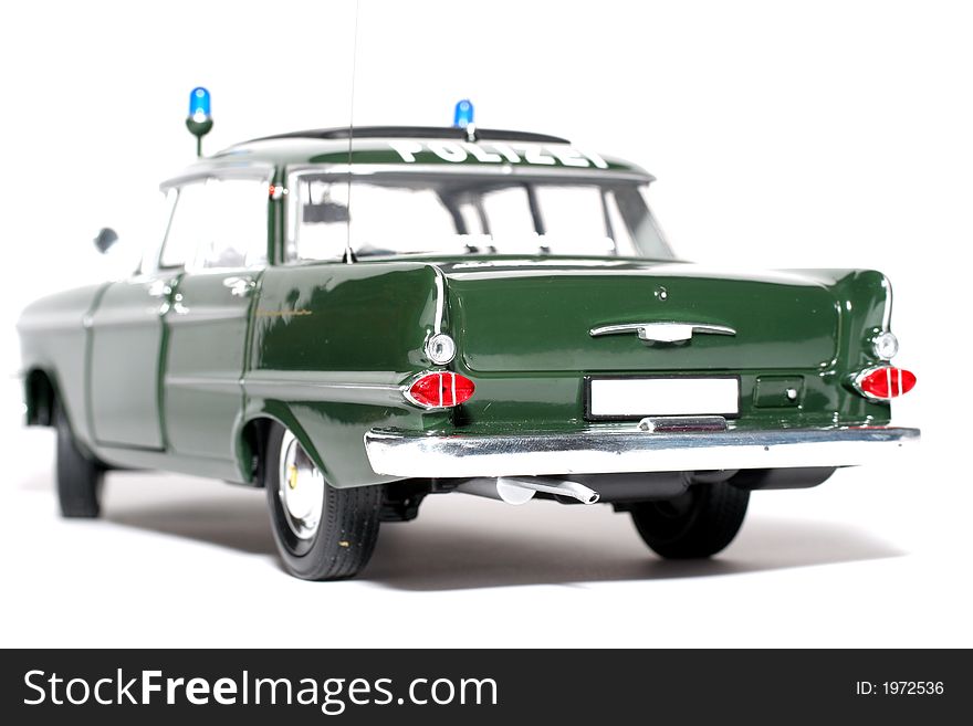 1961 German Opel KapitÃ¤n Police Scale Car