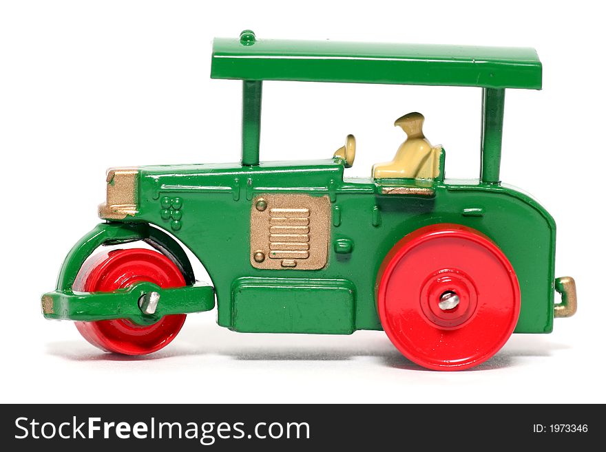 Old toy car Road Roller