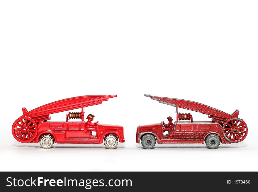 Old vs. new: toy car Denis Fire Engine #3