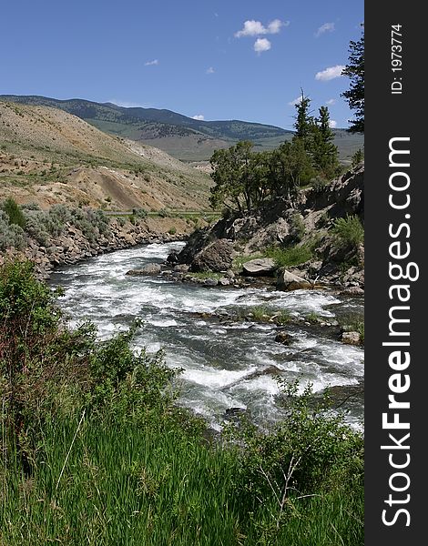 Gardner River In Yellowstone