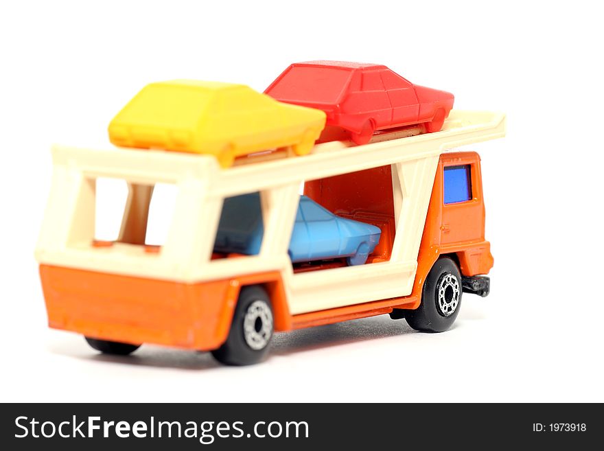Old toy car Car Transporter #2