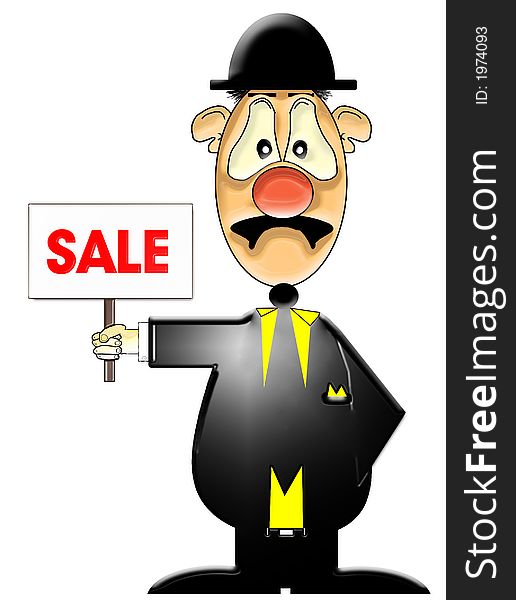 Sale Sale sign ,cartoon,funy