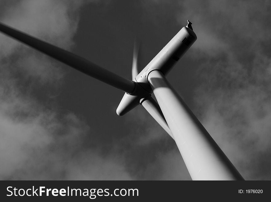 Blacklaw Windfarm Close View Of Turbine