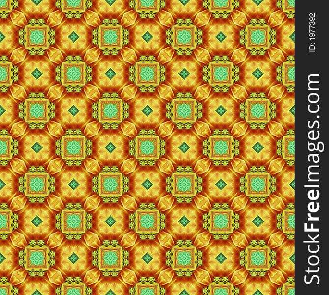 Seamless Flower Repeat Pattern (4)