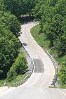 Country Road Royalty Free Stock Photography Country Road Royalty Free Stock Photography