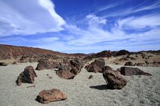 Mountain On Tenerife, El Teide Volcano Stock Photo Mountain On Tenerife, El Teide Volcano Stock Photo