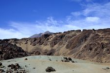 Mountain On Tenerife, El Teide Volcano Stock Images Mountain On Tenerife, El Teide Volcano Stock Images