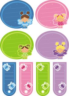 Tag With The Fairies And Butterflies Stock Photos Tag With The Fairies And Butterflies Stock Photos
