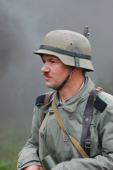 German Soldier Royalty Free Stock Photography