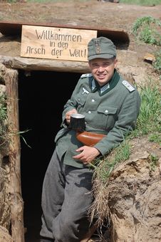 German Soldier Stock Photo