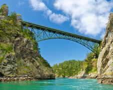 A Bridge. Royalty Free Stock Photography A Bridge. Royalty Free Stock Photography