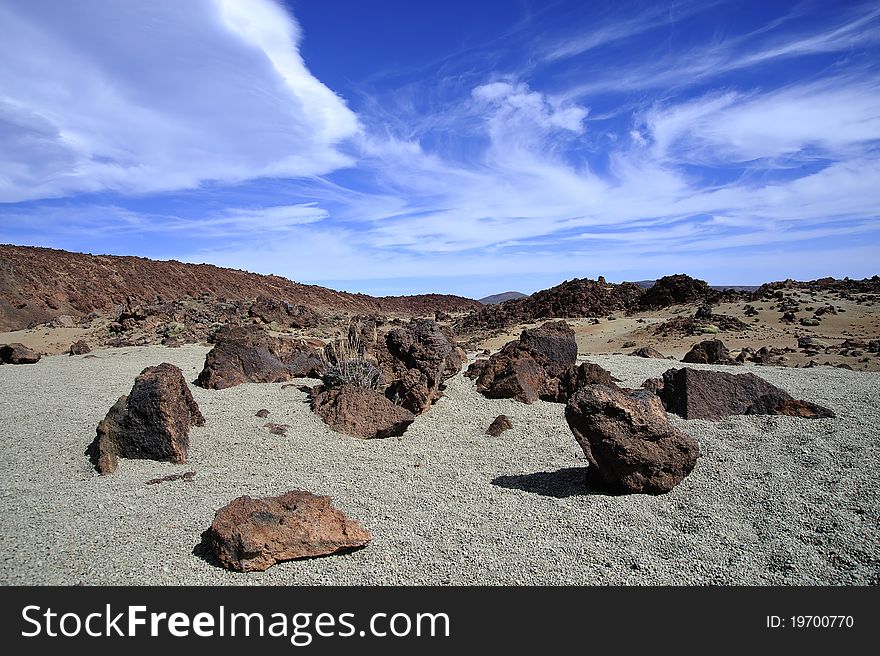 Mountain on Tenerife, Spain, El teide volcano. Mountain on Tenerife, Spain, El teide volcano