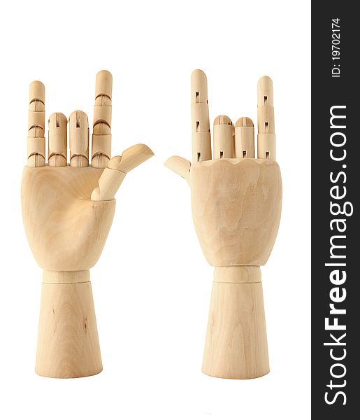 Wooden Love hand