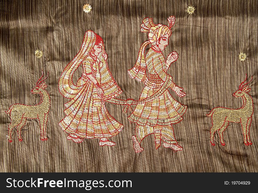 Indian Saree design.