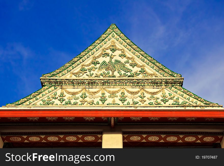 Thai Art @ Top Of Buddhist Temple