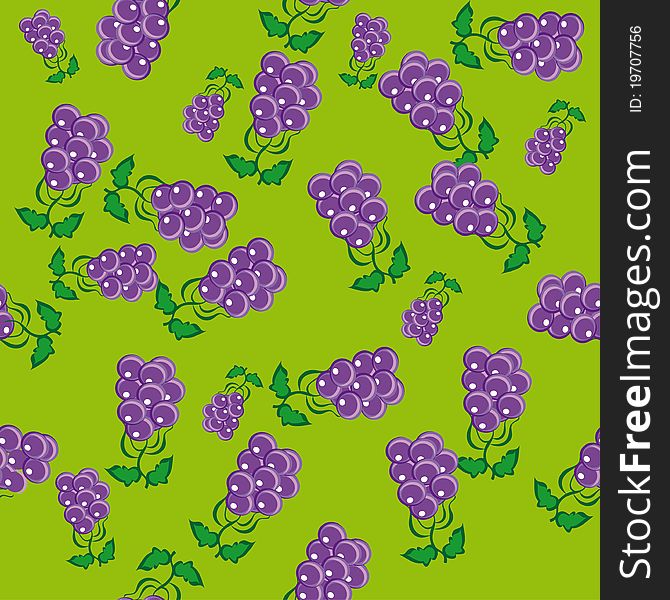 Abstract pattern with grapes